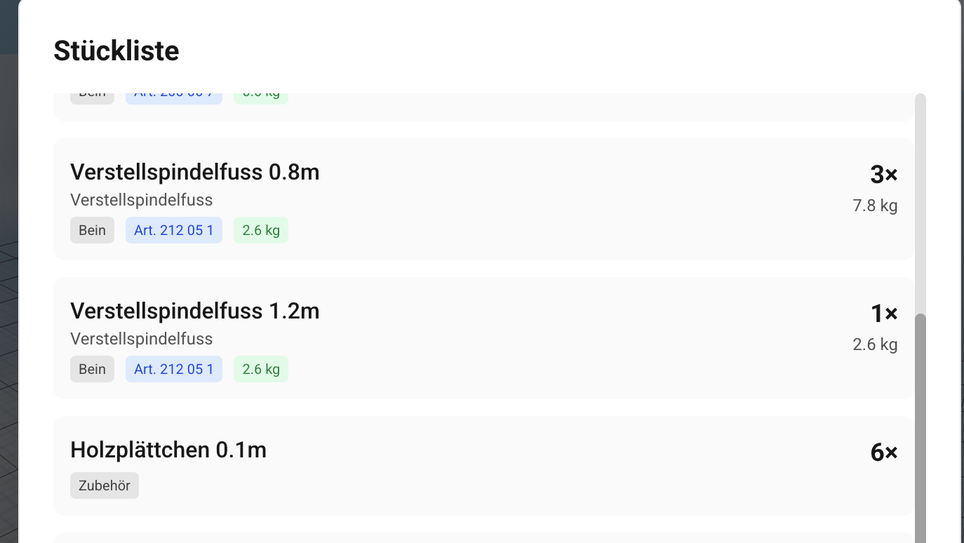 Changelog screenshot
